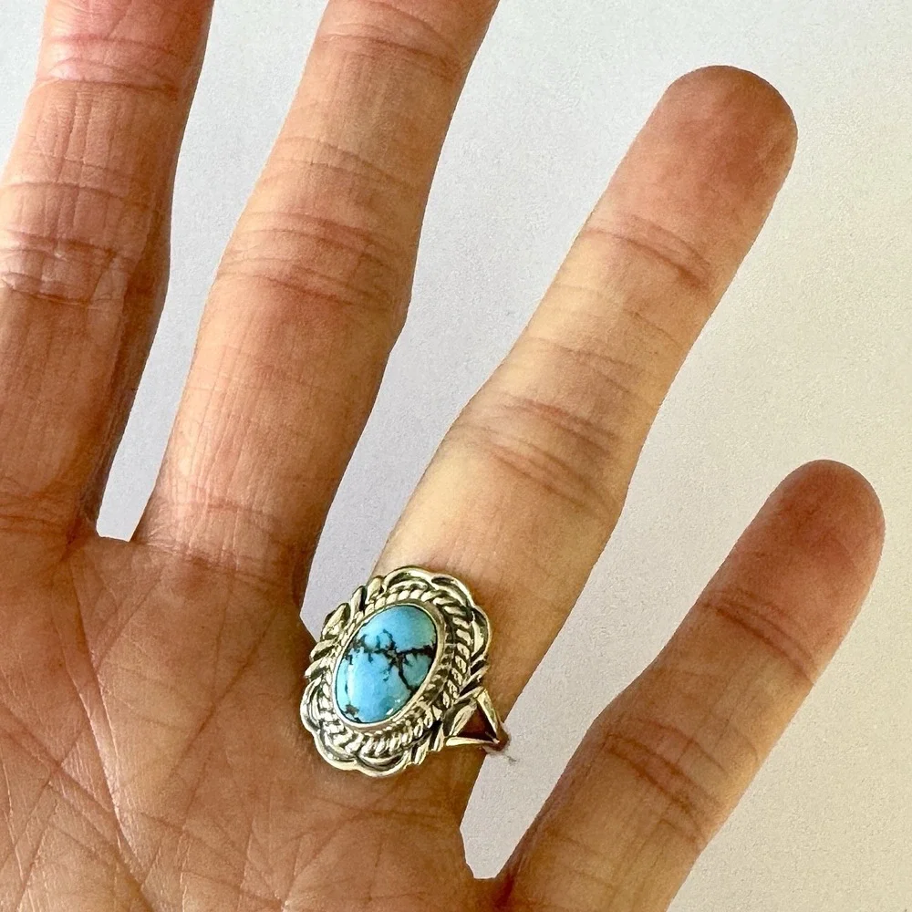 Native American Navajo Indian Turquoise Jewelry totally handmade